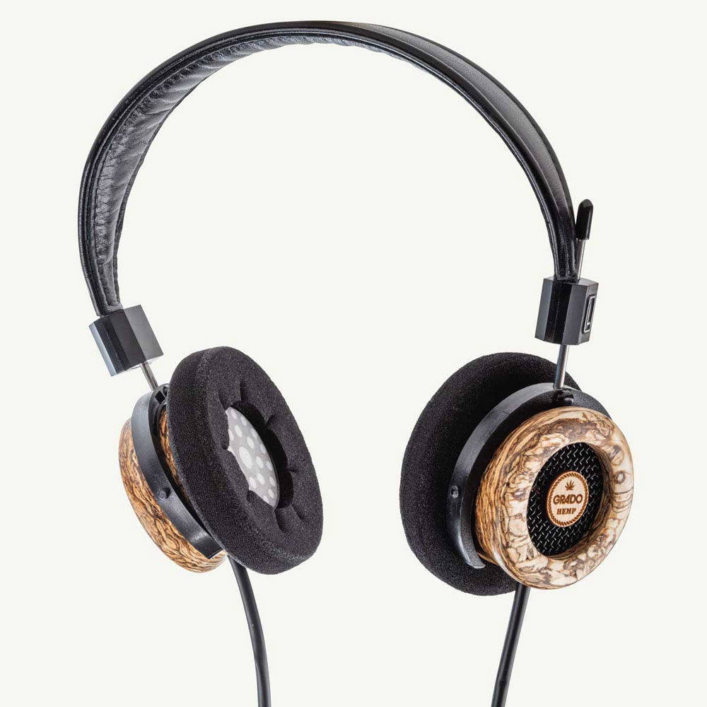 GRADOからウッドハウジングの新作ヘッドホン「The Hemp Headphone」が登場。麻を使用した美しい模様が特徴